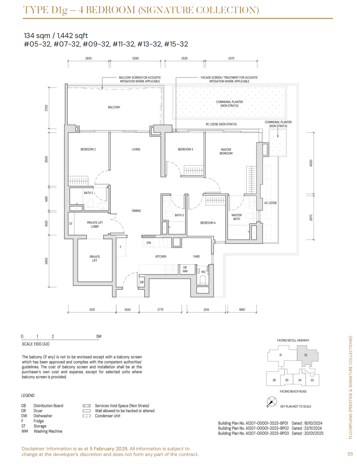 Aurea 1 Bedroom Floor Plan 8